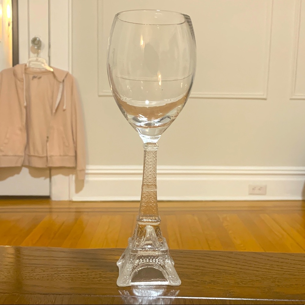 Eiffel Tower Stem Wine Glass